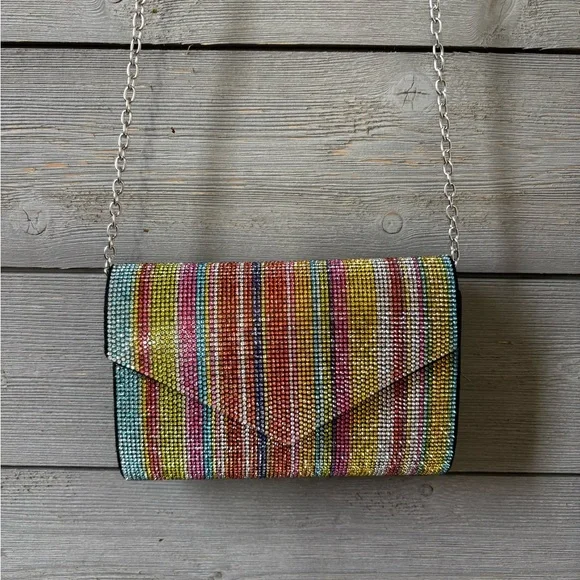 Rhinestone Rainbow Crossbody - Picture 1 of 9